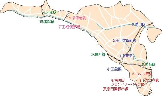 町田市地図